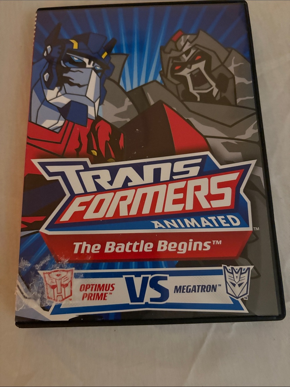 Animated: The Battle Begins - Blue & Red DVD